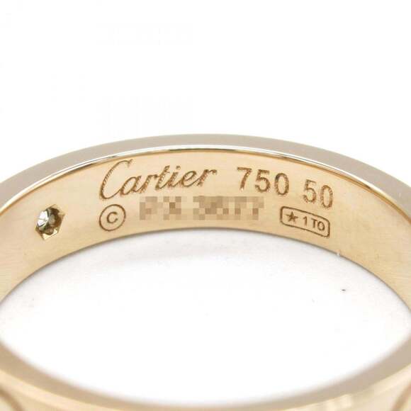 CARTIER Authentic 18k Gold Diamond Love Ring - Picture 4 of 7